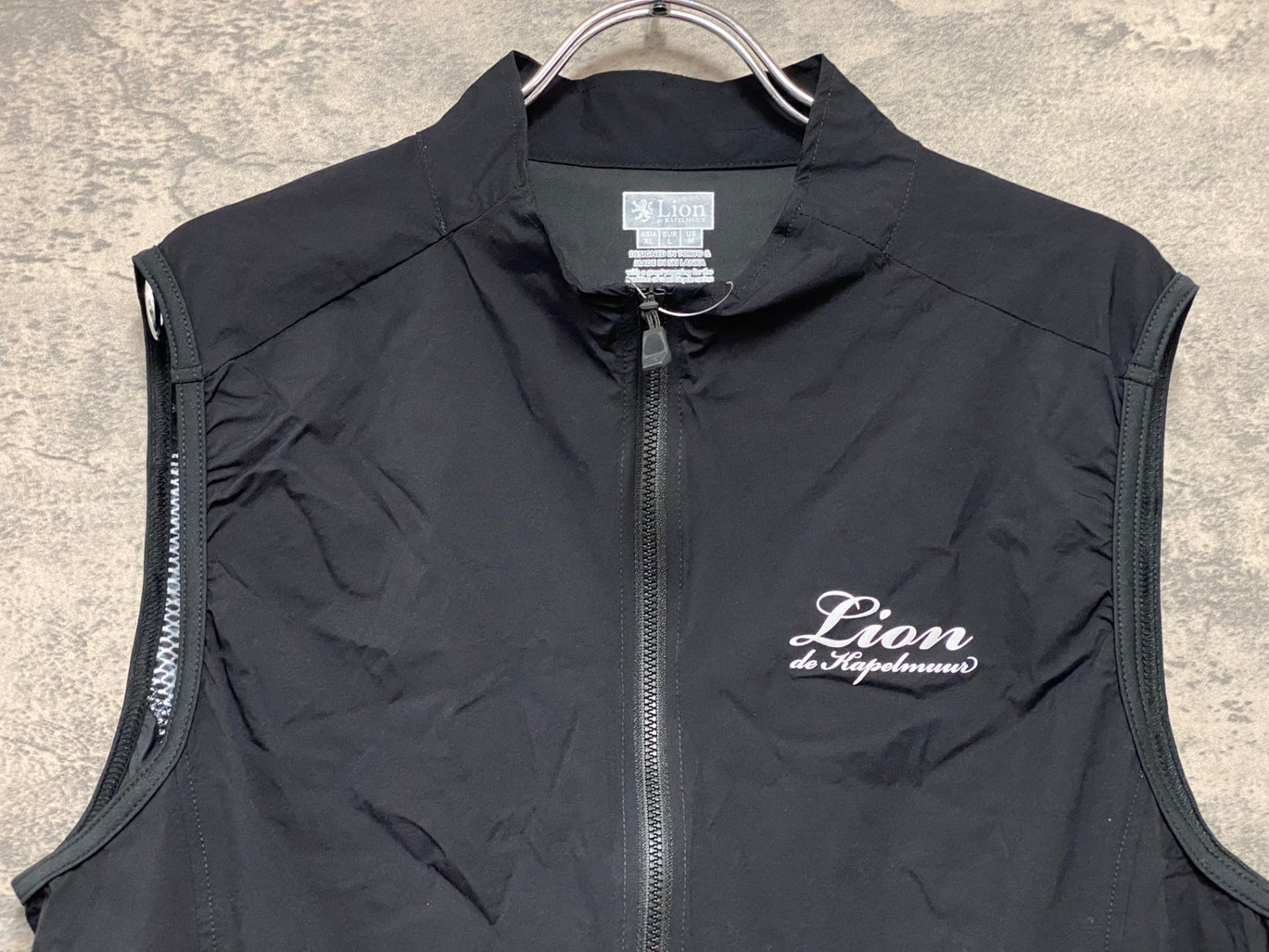 JA986 リオンドカペルミュール Lion de KAPELMUUR サイクルベスト ジレ 黒 XL