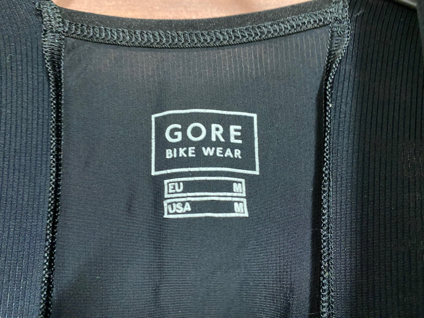 IG047 ゴアバイクウェア GORE BIKE WEAR ビブタイツ 黒/イエロー M 裏起毛