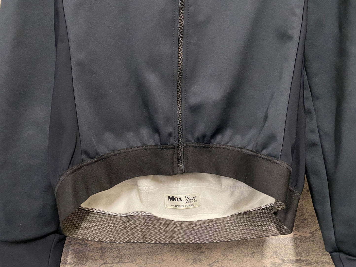 JB453 ナリーニ NALINI サイクルジャケット L 裏起毛 黒