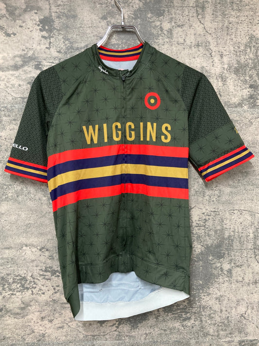 IX913 ラファ Rapha CORE JERSEY WIGGINS 半袖 サイクルジャージ 緑 S