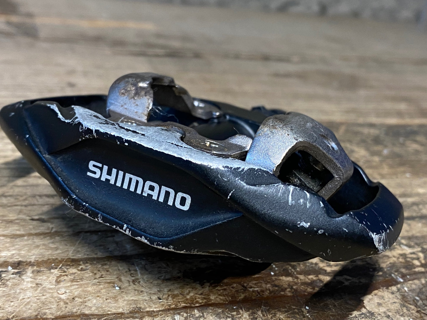 IQ489 シマノ SHIMANO PD-M530 ビンディングペダル SPD 黒