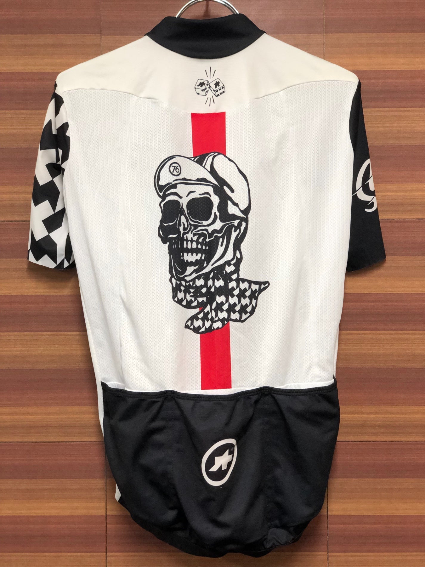 IM480 アソス assos SPEED CLUB SS JERSEY 半袖サイクルジャージ 白 M ほつれ