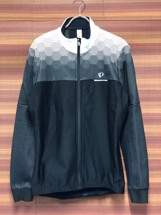 IT047 パールイズミ PEARL iZUMi 長袖 サイクルジャケット 黒 白 XL 裏起毛