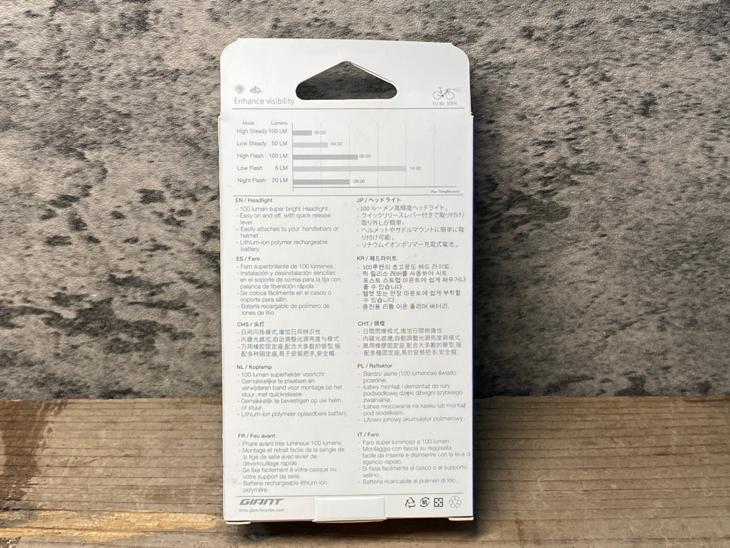 IV767 ジャイアント GIANT RECON HL100 フロントライト