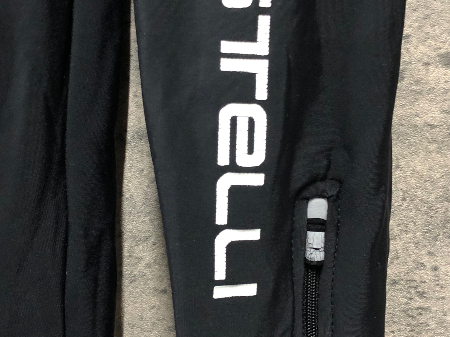 JC898 カステリ CASTELLI ビブタイツ 黒 XL パッド無し