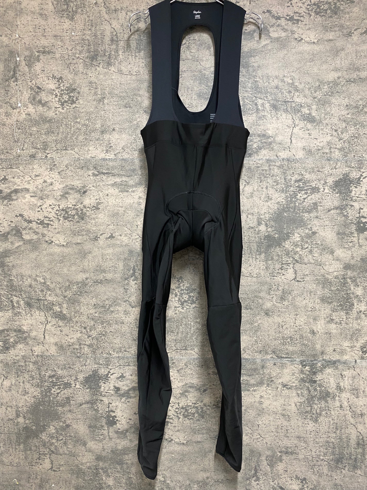 JB029 ラファ Rapha CORE WINTER TIGHTS WITH PAD ビブタイツ 黒 L 裏起毛