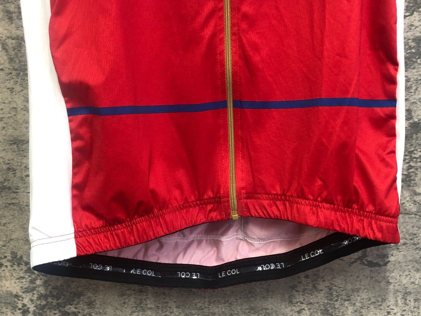 IX168 ルコル LE COL 半袖 サイクルジャージ 赤 白 M WIGGINS