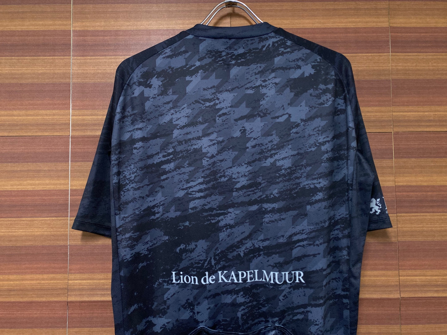 IN600 リオンドカペルミュール Lion de KAPELMUUR 半袖 サイクルジャージ 紺 XL