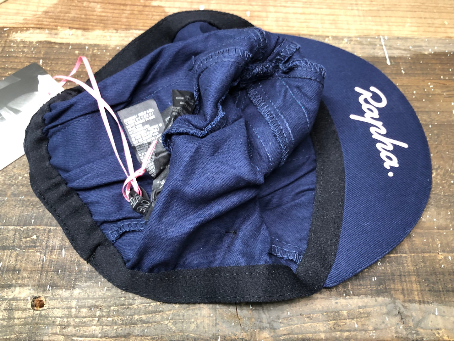 IQ318 ラファ ポールスミス Rapha + Paul Smith CAP サイクルキャップ 紺 ワンサイズ 未使用
