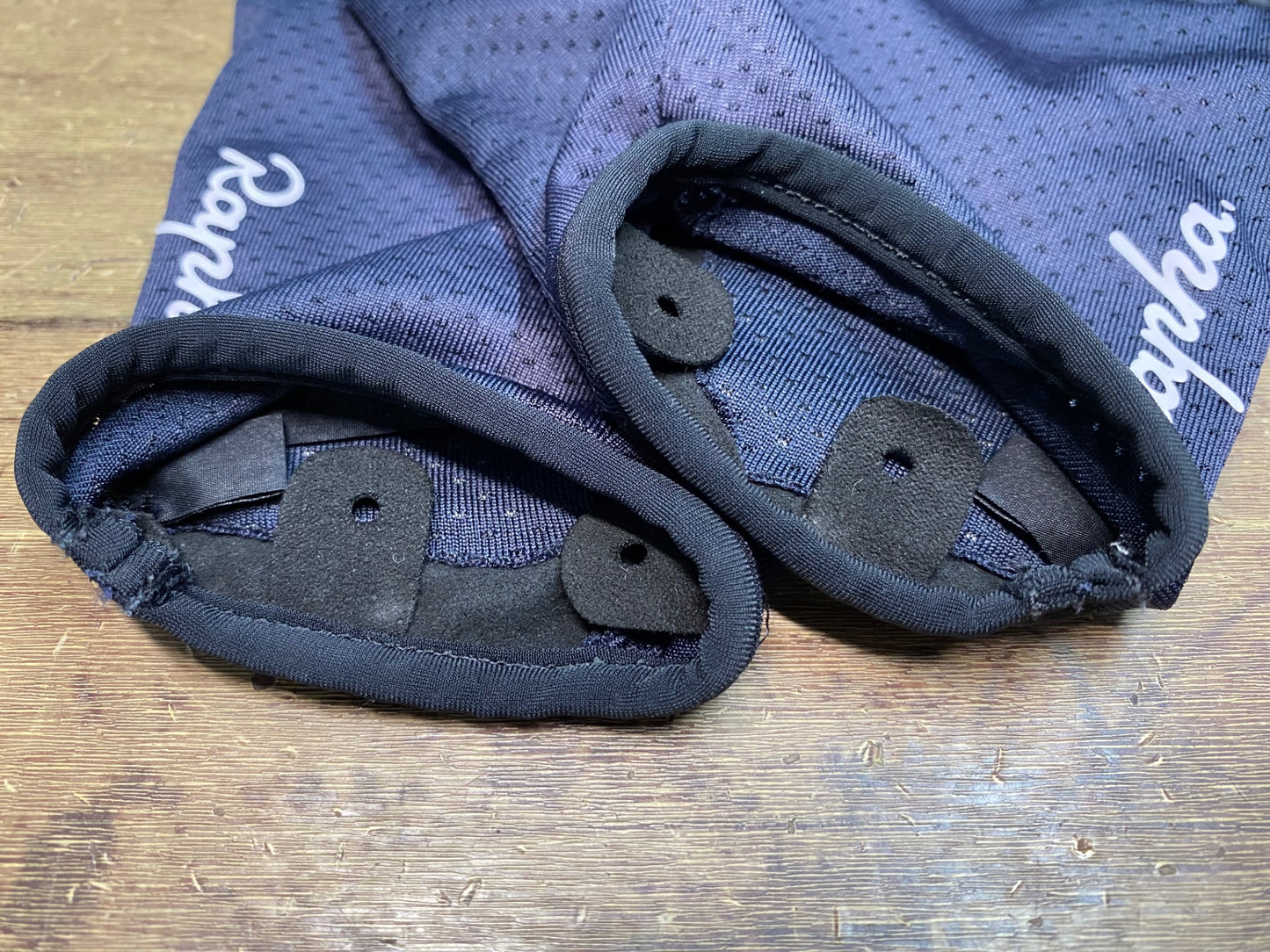 JB092 ラファ Rapha BREVET MITTS 指切り グローブ 紺 ※サイズ不明、タグカット