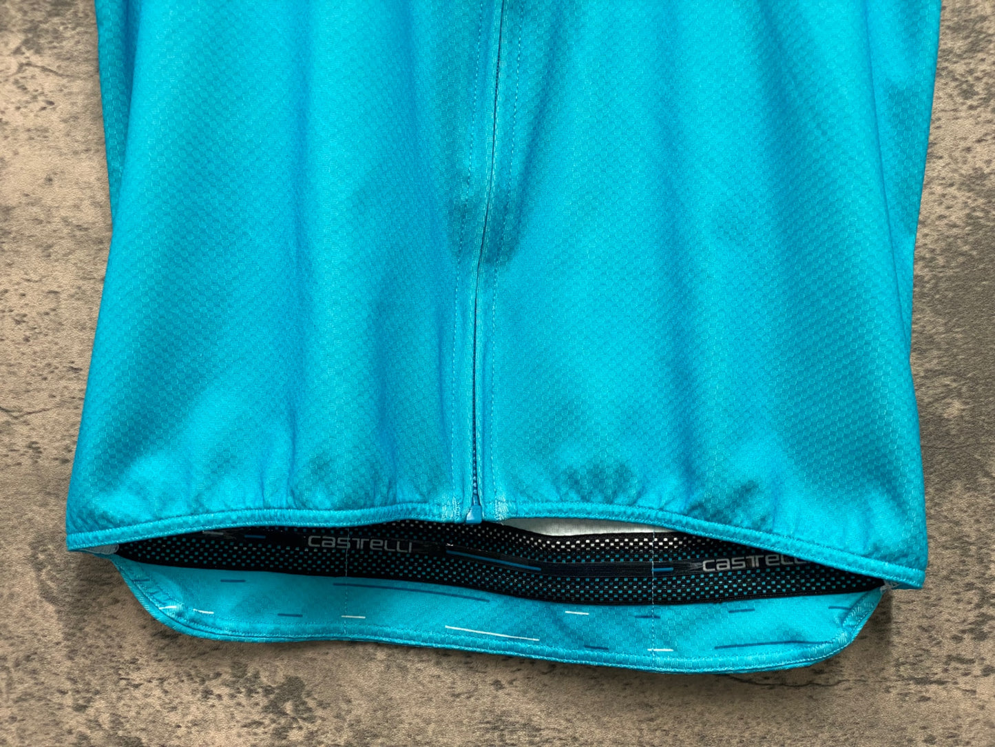 JC801 カステリ CASTELLI PODIO JERSEY 半袖 サイクルジャージ 水色 M TEAM sky