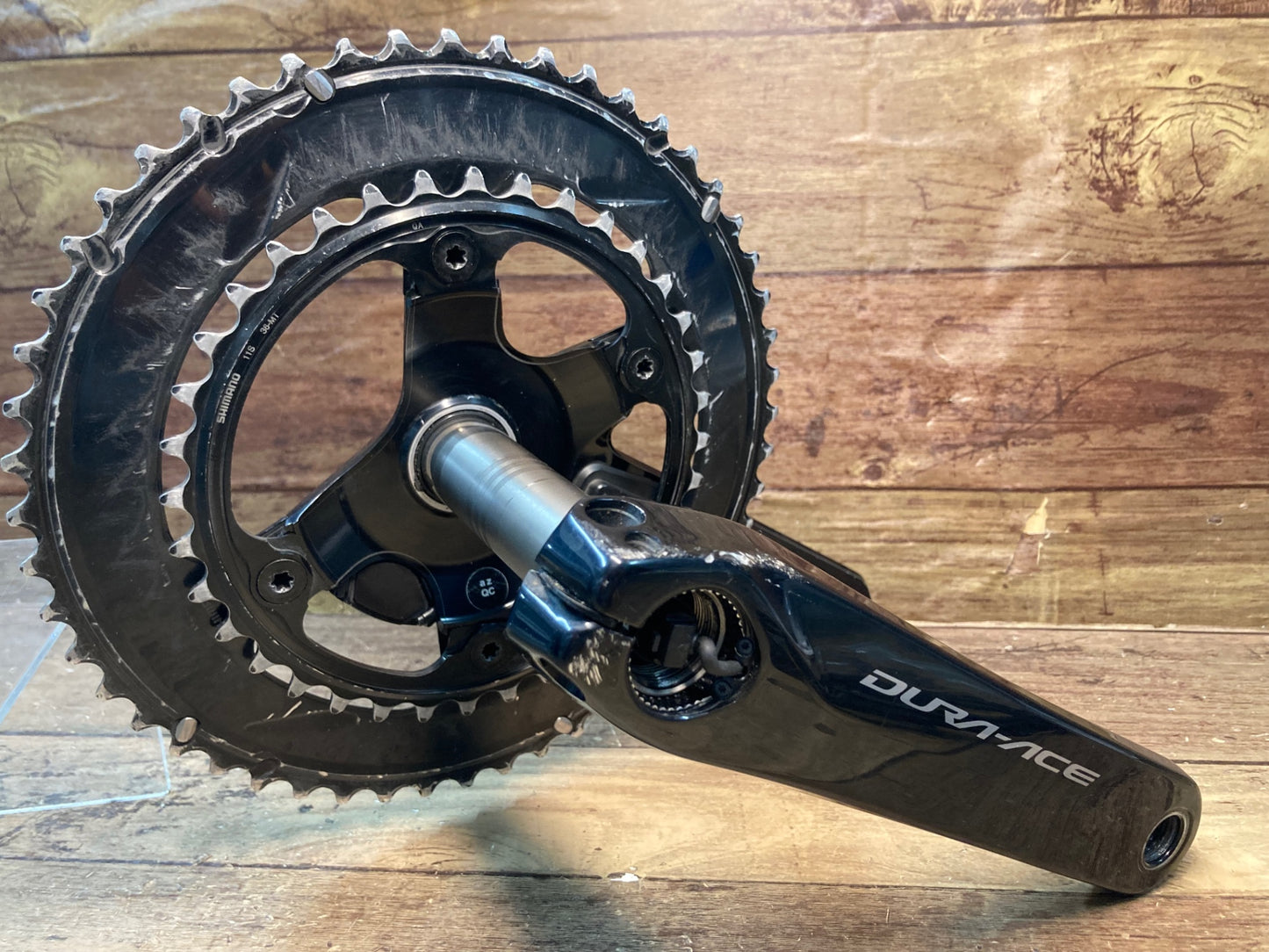 IN153 シマノ SHIMANO デュラエース DURA-ACE FC-R9100-P パワーメーター クランクセット 172.5mm 52/36T 11S リコール点検済 接続確認済