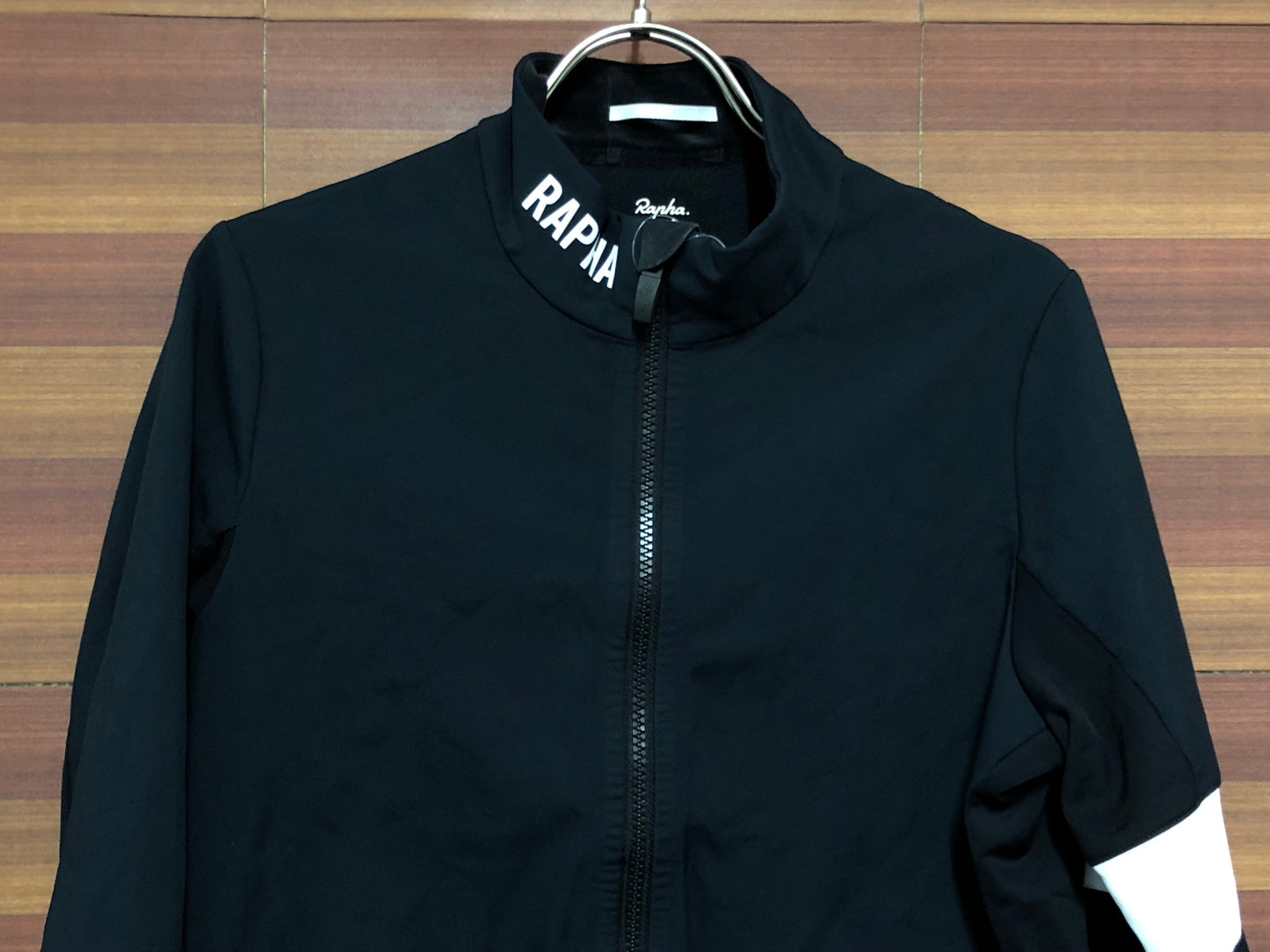 IO426 ラファ Rapha PRO TEAM TRAINING JACKET 長袖 サイクルジャケット 黒 L 裏起毛