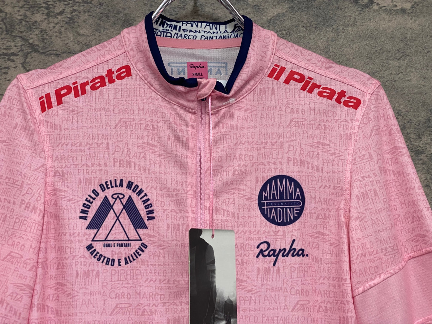 IZ159 ラファ Rapha PANTANI JERSEY 半袖 サイクルジャージ ピンク S