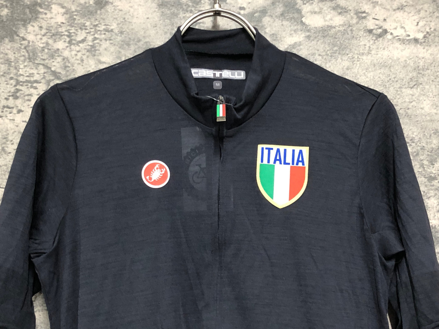 IX737 カステリ CASTELLI 半袖 サイクルジャージ 黒 M