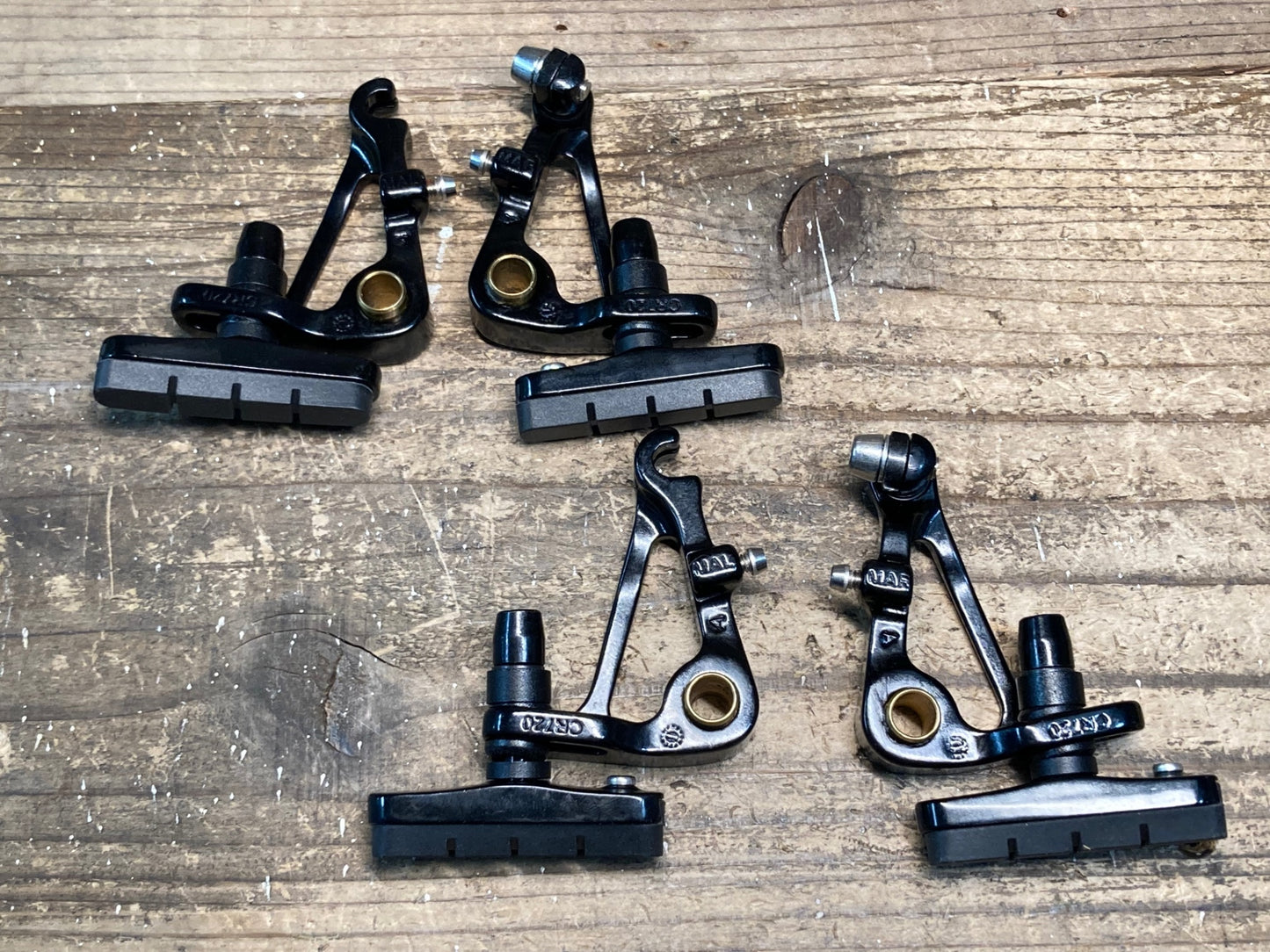 II994 テクトロ TEKTRO CR-720 カンチブレーキキャリパー 黒 前後セット