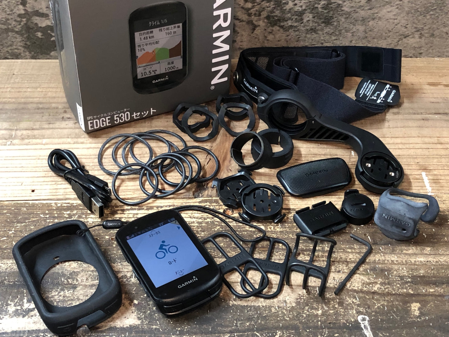 IT854 ガーミン GARMIN EDGE 530 サイクルコンピューター セット ※接続確認済み