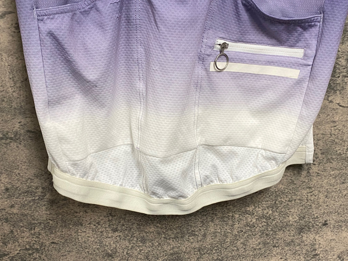 JC253 ラファ Rapha SUPER LIGHT WEIGHT JERSEY 半袖 サイクルジャージ 紺 白 M