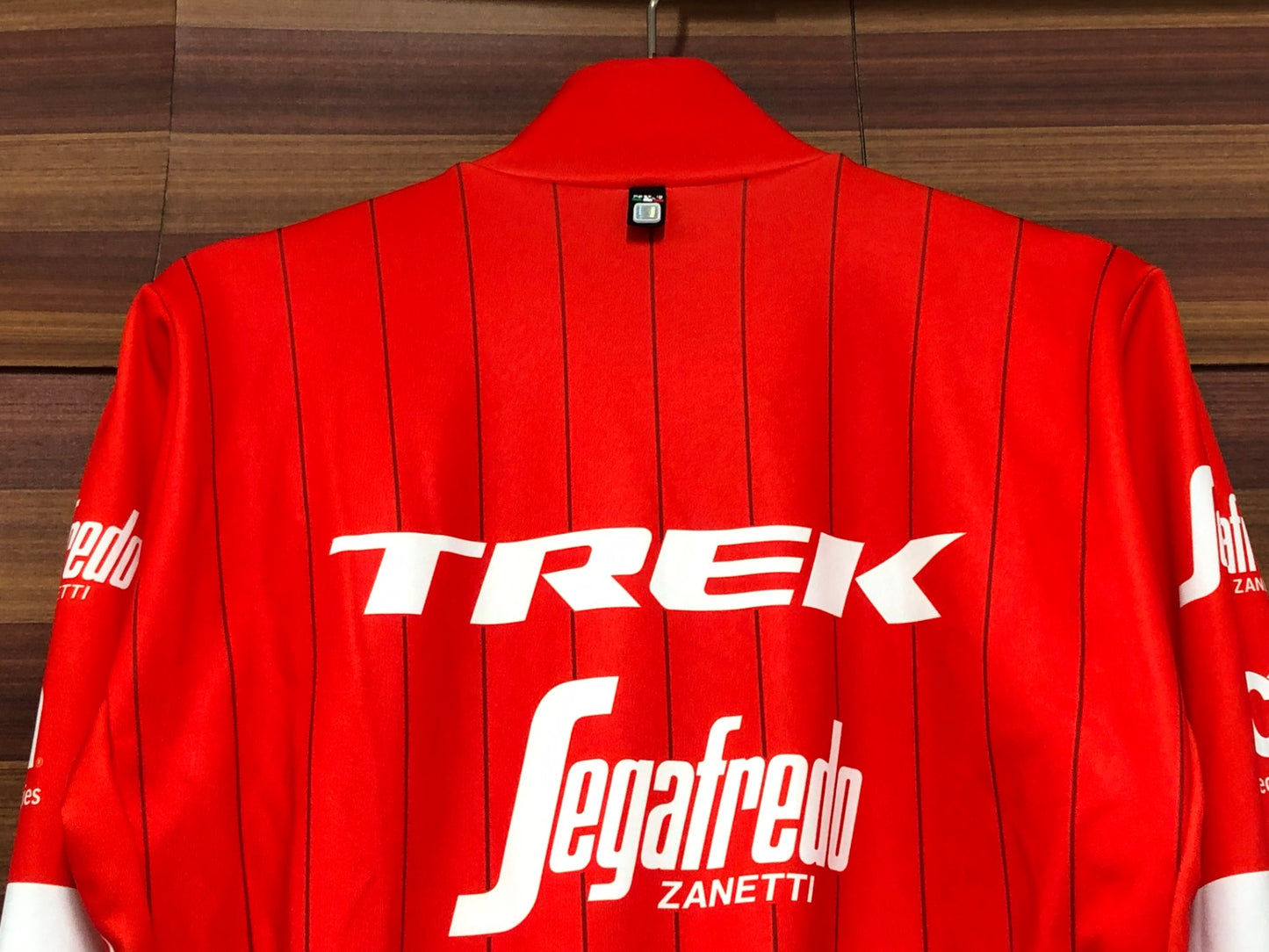 IT204 サンティーニ Santini 長袖 サイクルジャージ 赤 XS 裏起毛 TREK Segafredo