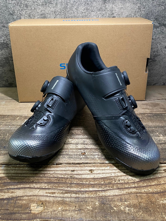 IR884 シマノ SHIMANO RC7 SHRC702M ビンディングシューズ SPD-SL EU47 黒