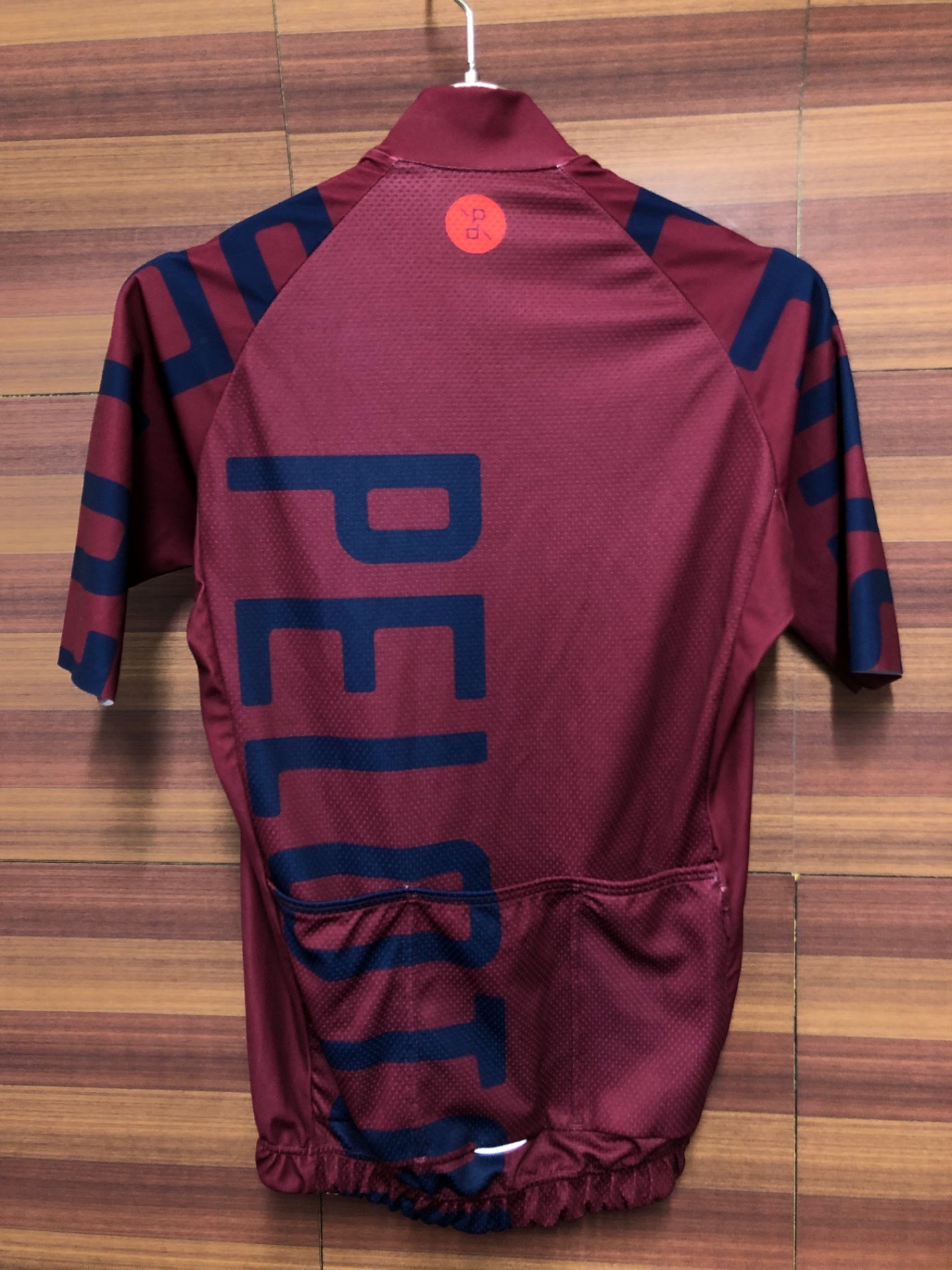 IQ751 プロトンドパリ PELOTON DE PARIS 半袖 サイクルジャージ バーガンディ XS