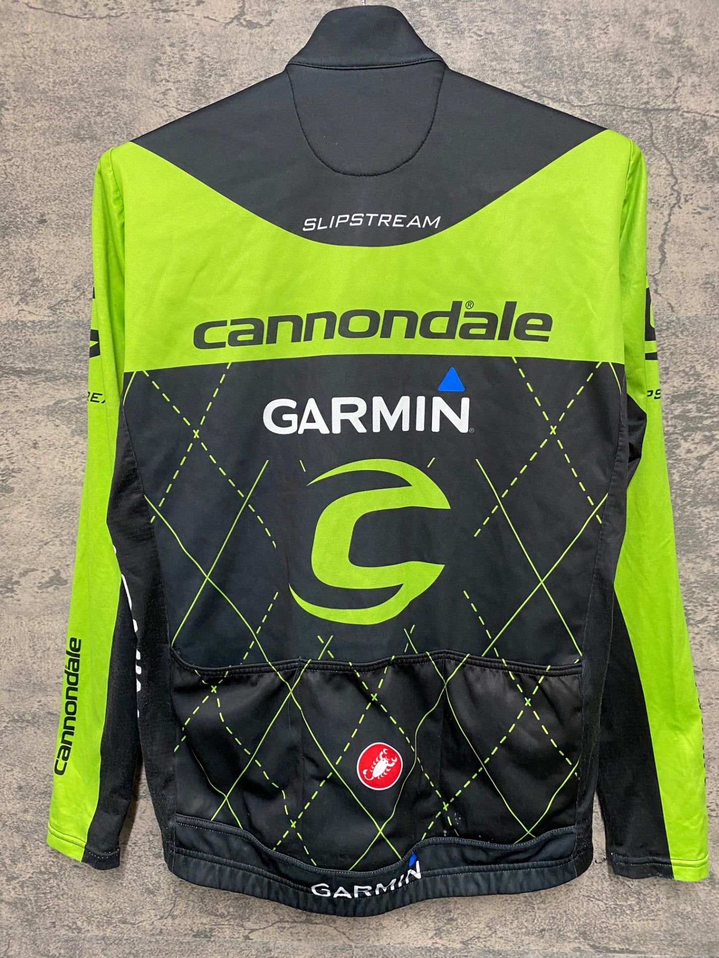 JD124 カステリ CASTELLI 長袖 サイクルジャージ 黒 XL 裏起毛 Cannondale