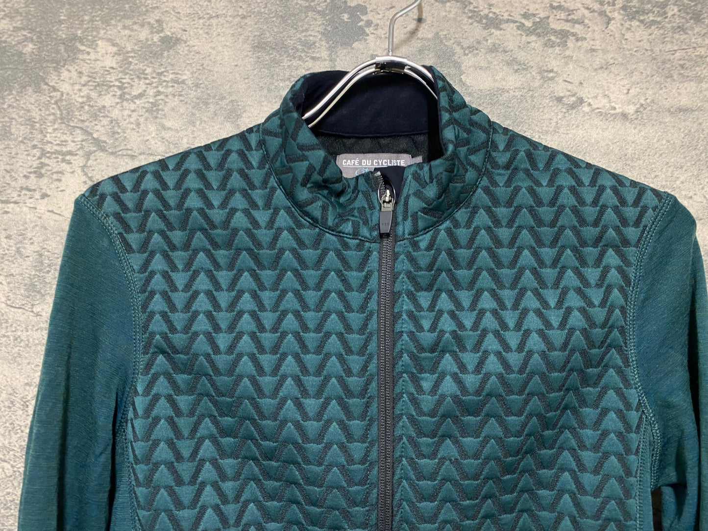 JB644 カフェドシクリステ Cafe du Cycliste AUDAX イルマ Irma Men 長袖 サイクルジャージ 深緑 M