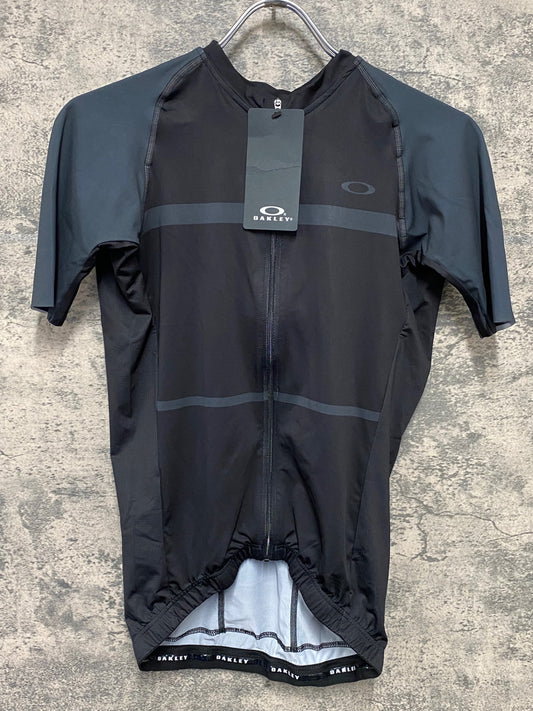 IY889 オークリー OAKLEY 半袖 サイクルジャージ 黒 S