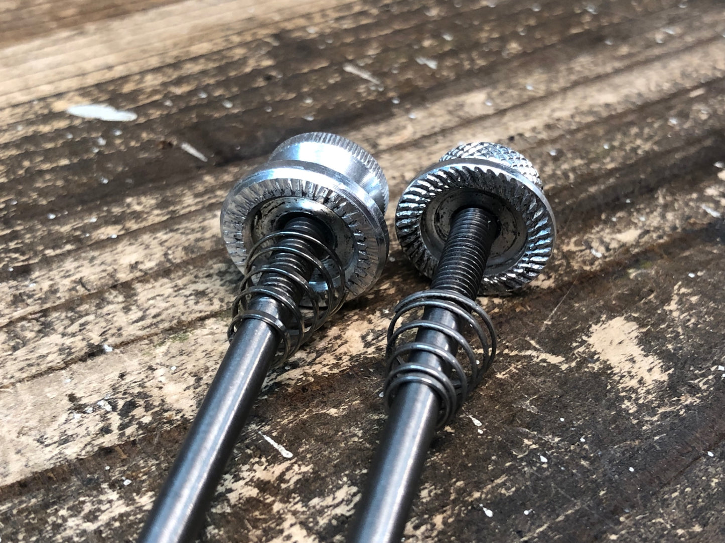 IF595 ライフライン LIFELINE チタン クイックリリース 前後セット 100mm 130mm シルバー