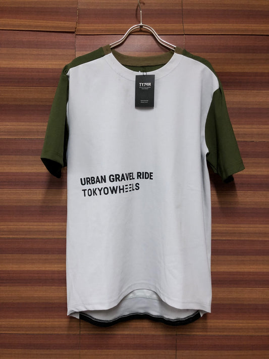IU747 トウキョウウィールズ TOKYO WHEELS 半袖 Tシャツ グレー オリーブ XL