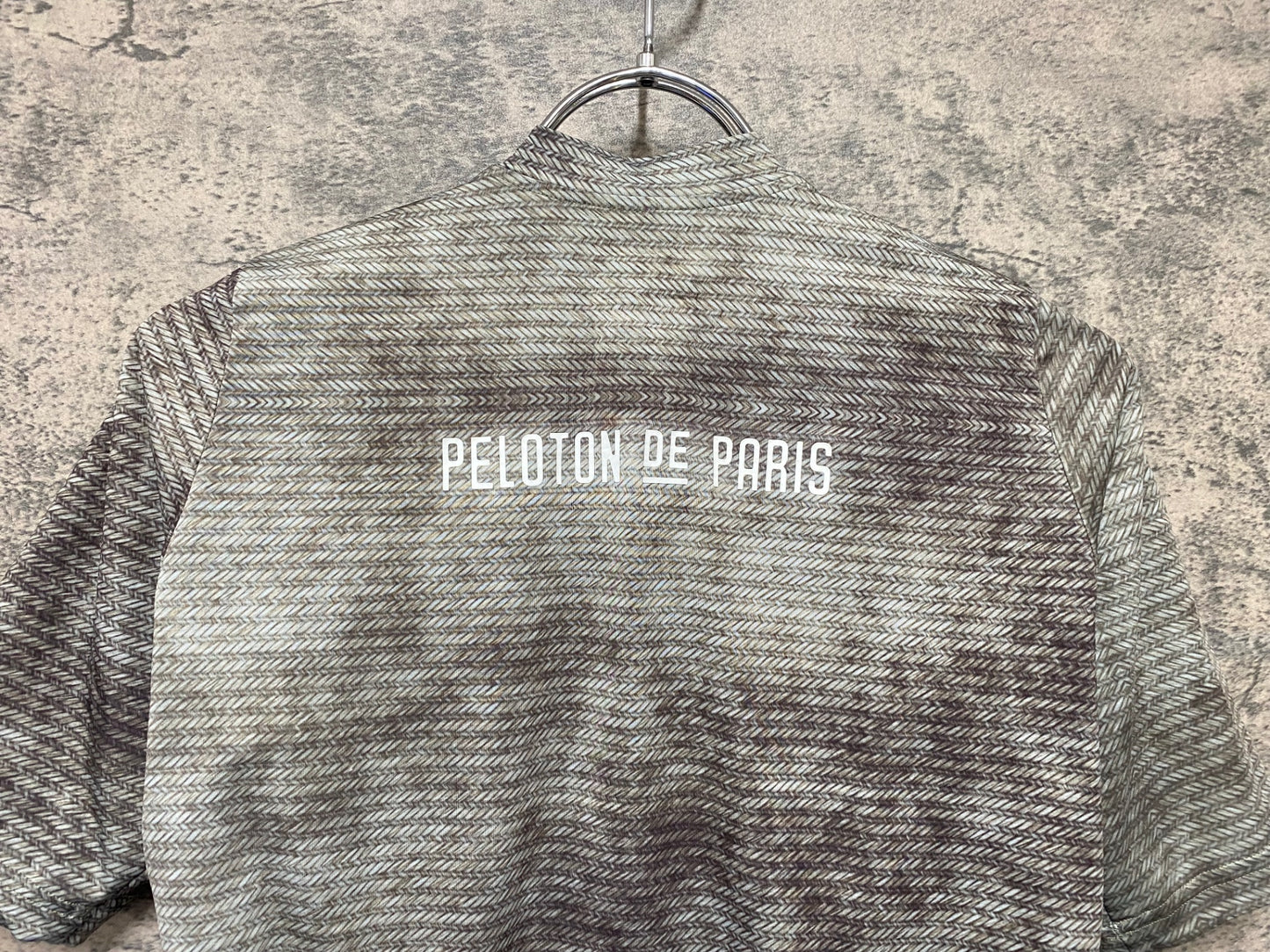 JC190 プロトンドパリ PELOTON DE PARIS AVONTURIER SHORT SLEEVE JERSEY 半袖サイクルジャージ 茶 S タグ剥げ