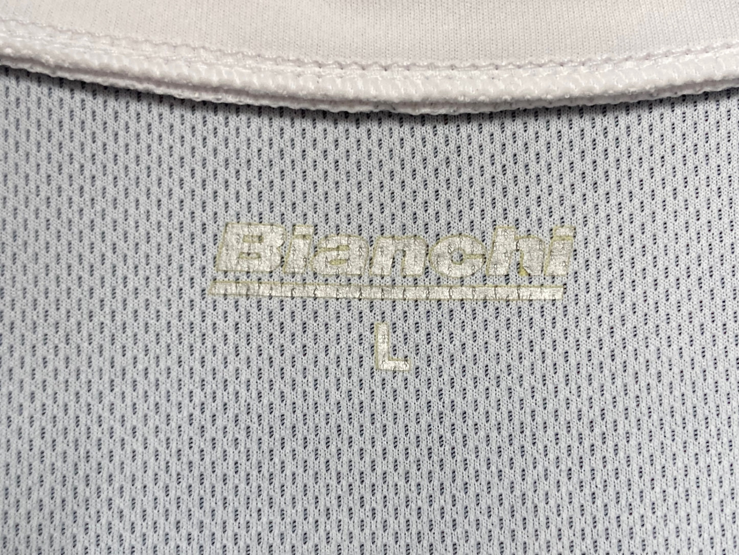 IS841 ビアンキ BIANCHI 半袖 サイクルジャージ チェレステ 黒 L