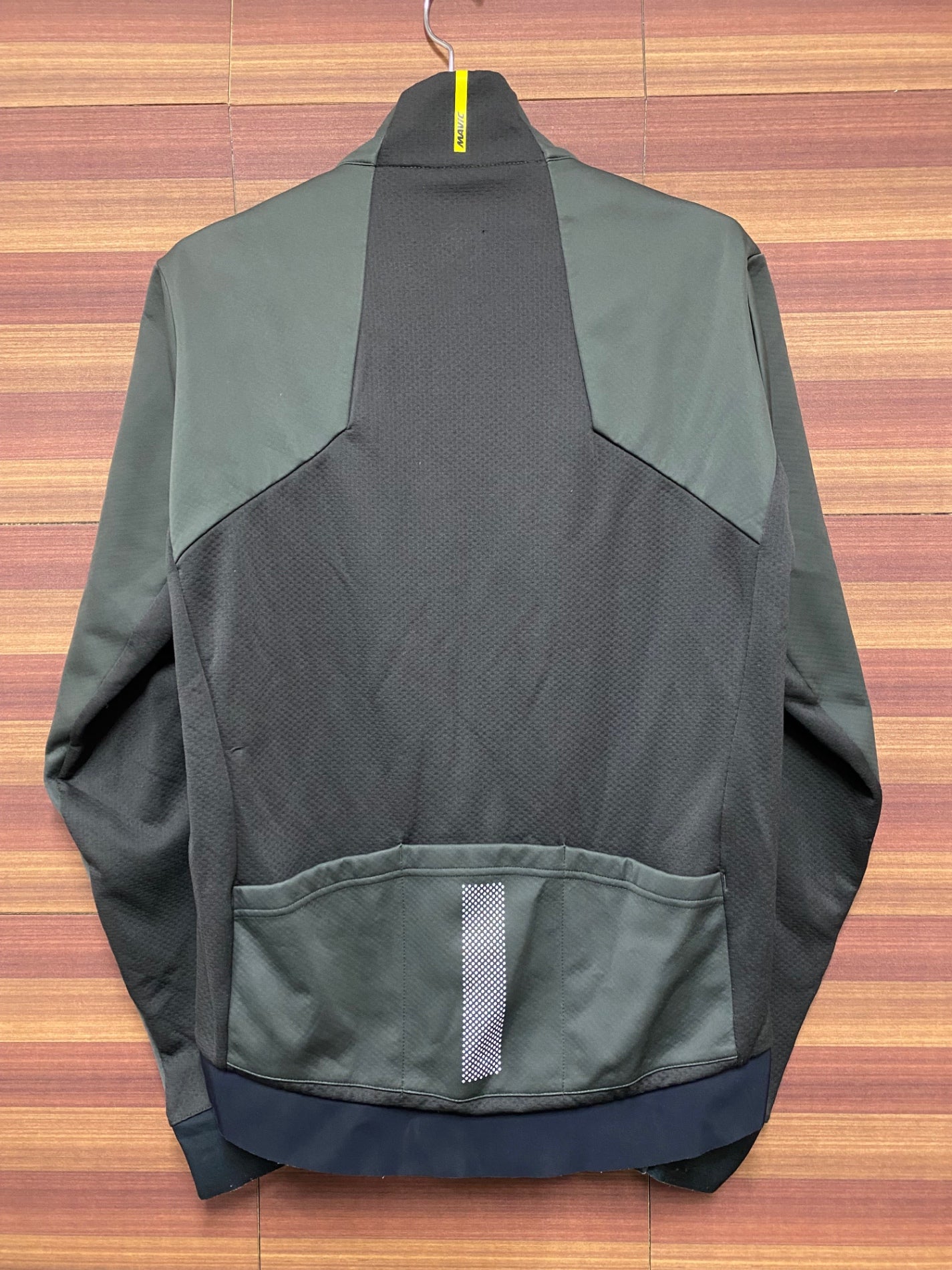 IN301 マヴィック MAVIC 裏起毛 サイクルジャケット カーキ M