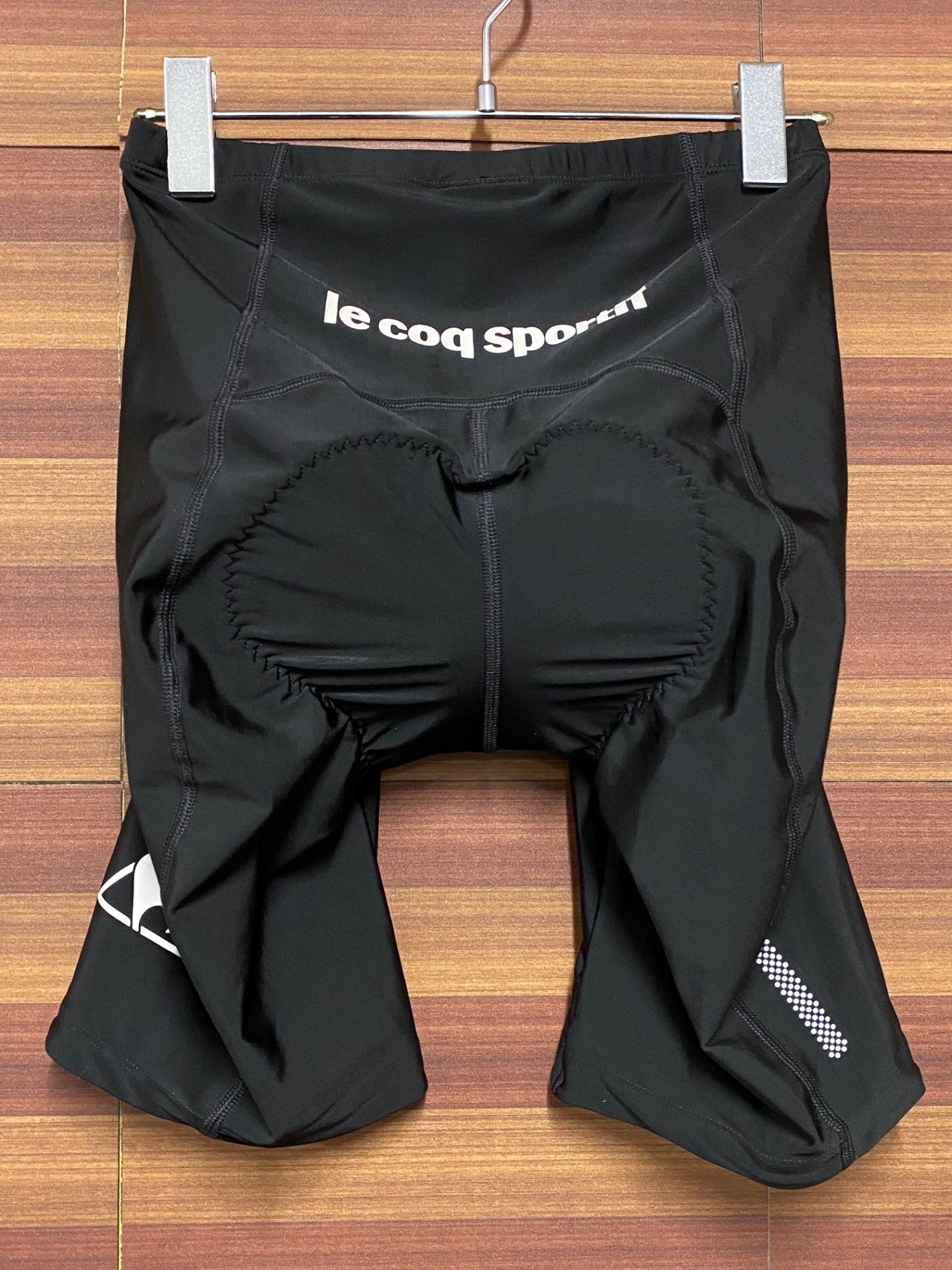 IO083 ルコックスポルティフ le coq sportif レーサーパンツ 黒 M