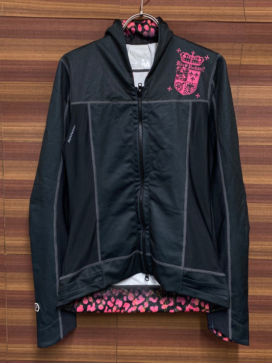 IP996 パンダーニ pandani 長袖 サイクルジャケット 黒 M 裏起毛