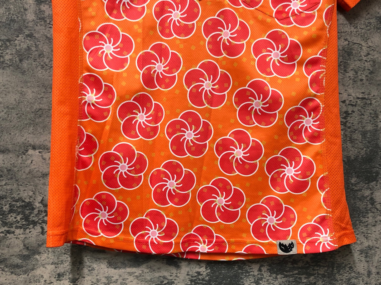 IW590 ヤマアロハ YAMALOHA シャツ オレンジ S