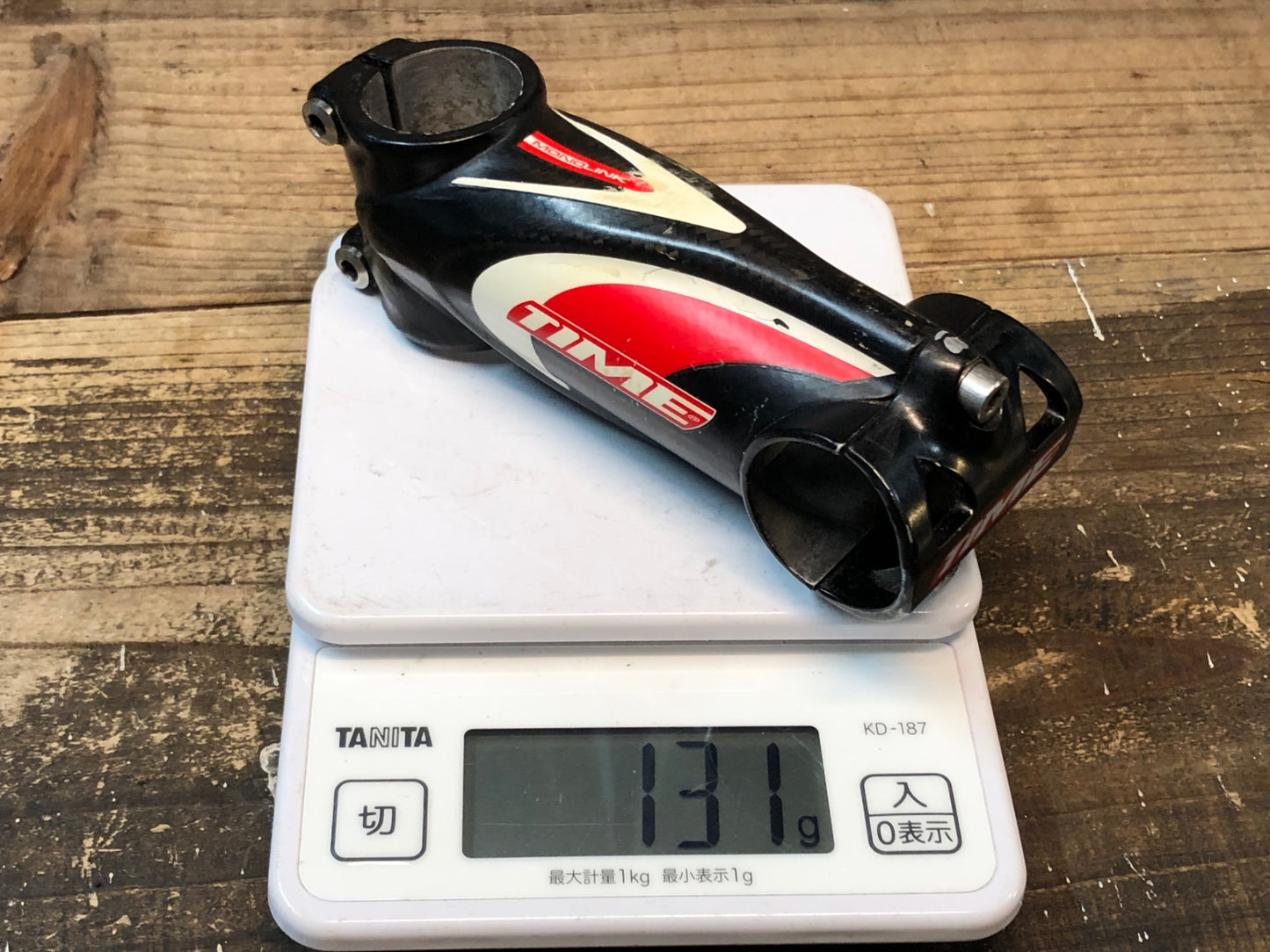IY394 タイム TIME モノリンク MONOLINK アルミ カーボンラップ ステム OS Φ31.8 100mm