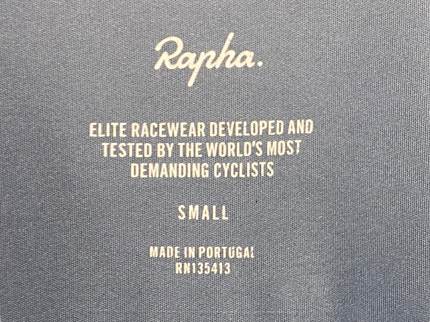 IT648 ラファ Rapha PRO TEAM FLYWEIGHT JERSEY 半袖 サイクルジャージ 水 S ※プリントのスレ