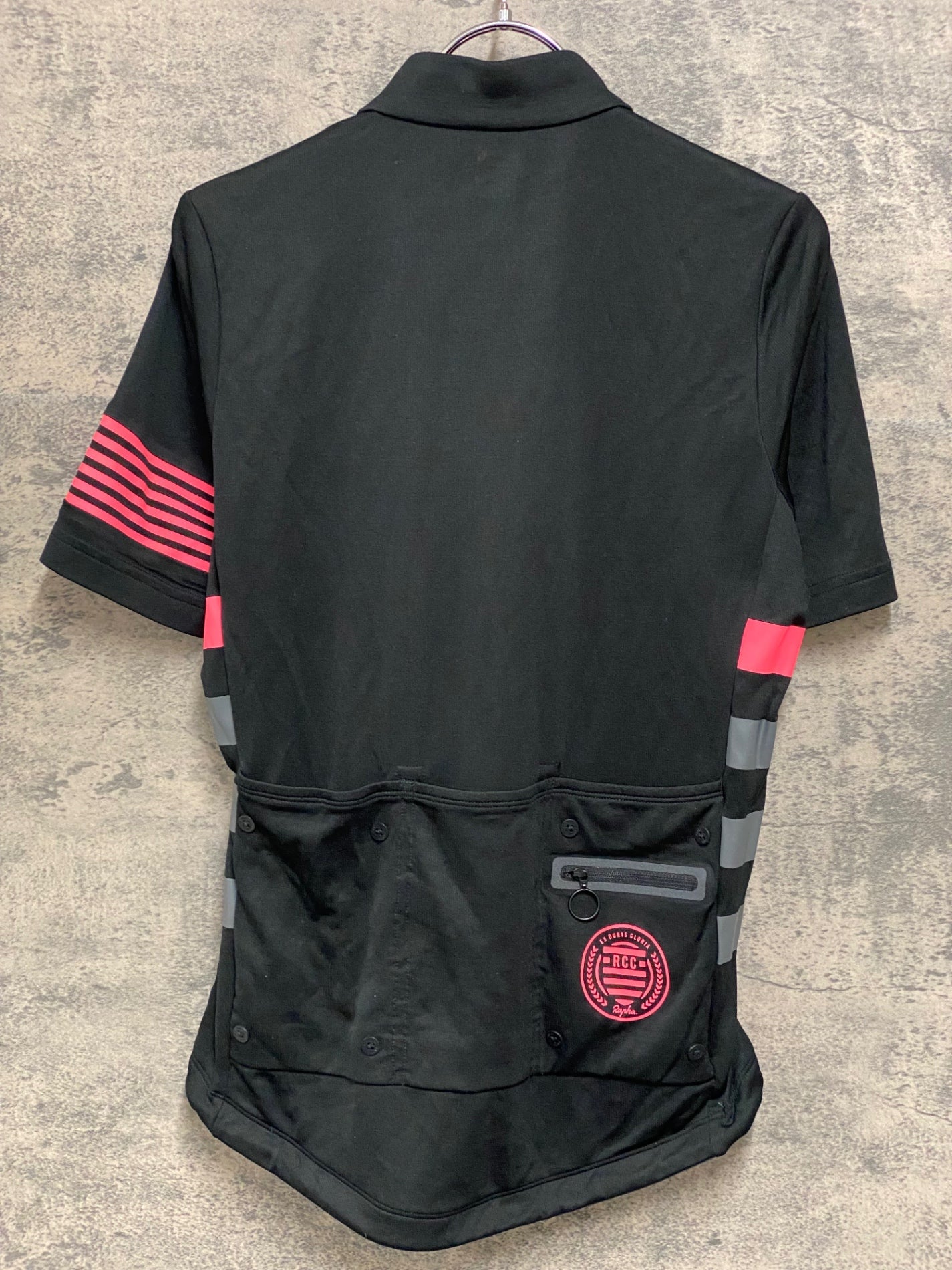 JB927 ラファ Rapha RCC CLASSIC JERSEY 半袖サイクルジャージ 黒 S