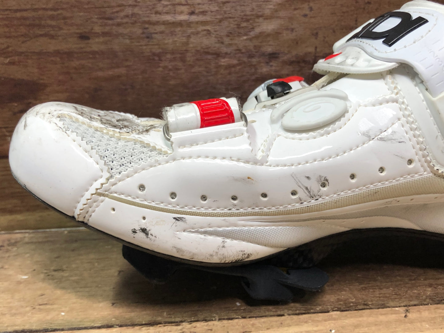 IK146 シディ SIDI エルゴ ERGO3 ビンディングシューズ 白 EU40 スピードプレイ専用