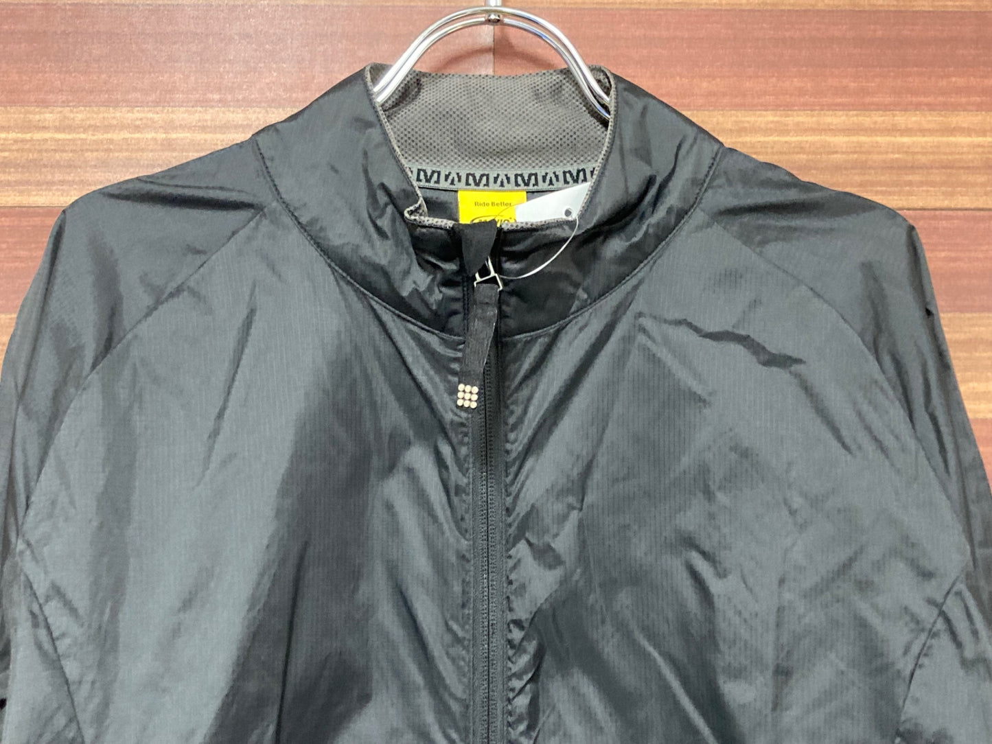 IO385 マビック MAVIC 長袖ウィンドブレーカー 黒 L