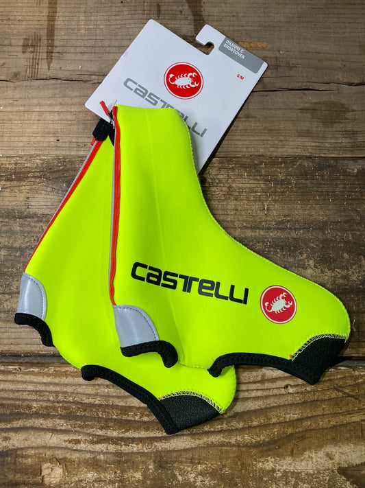 IV960 カステリ CASTELLI DILUVIO C シューズカバー 黄 S/M