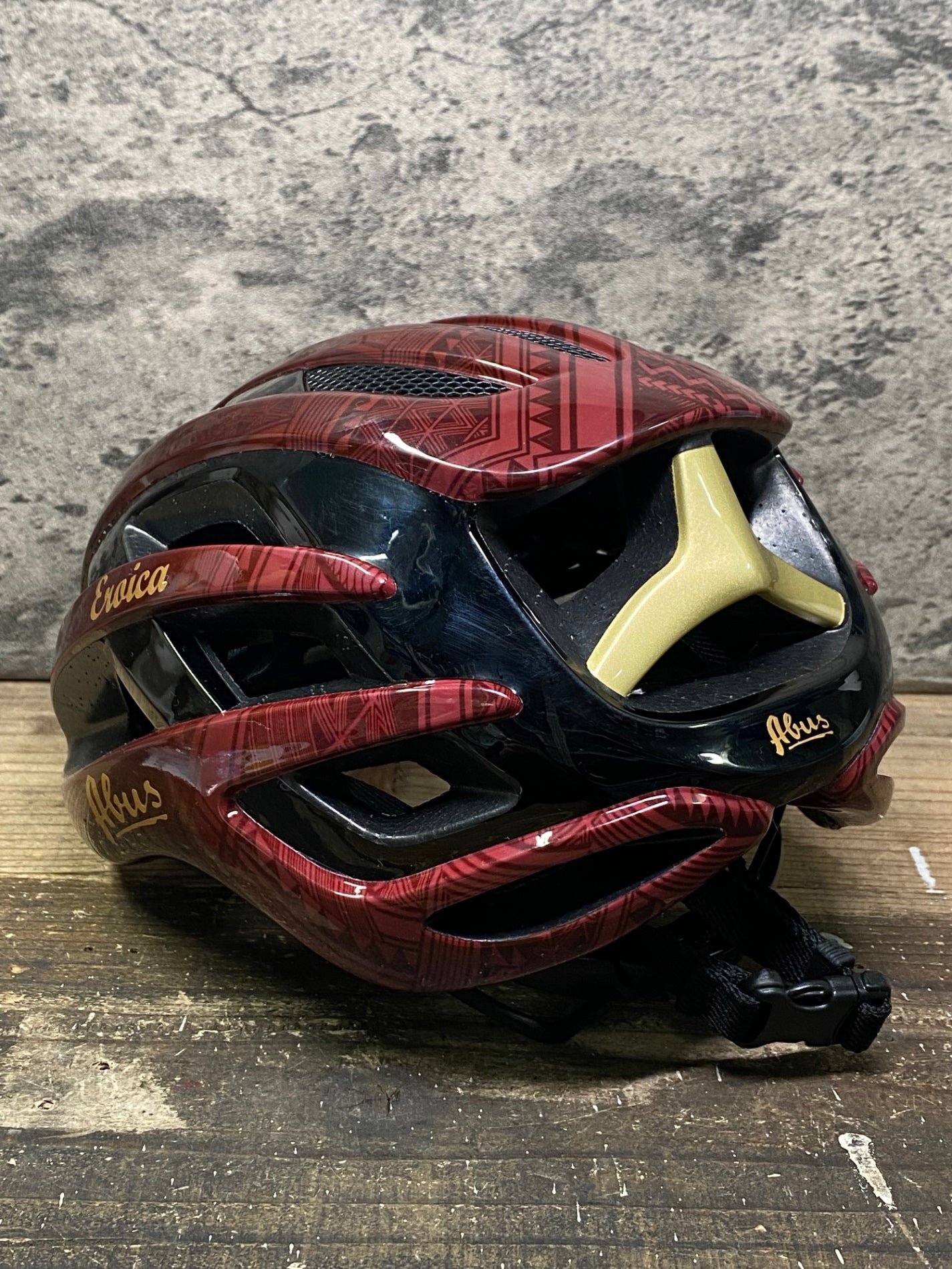 IR601 アブス ABUS エアブレーカー AIRBREAKER エロイカ Eroica キャンティレッド M 52-58cm 2022/8製造