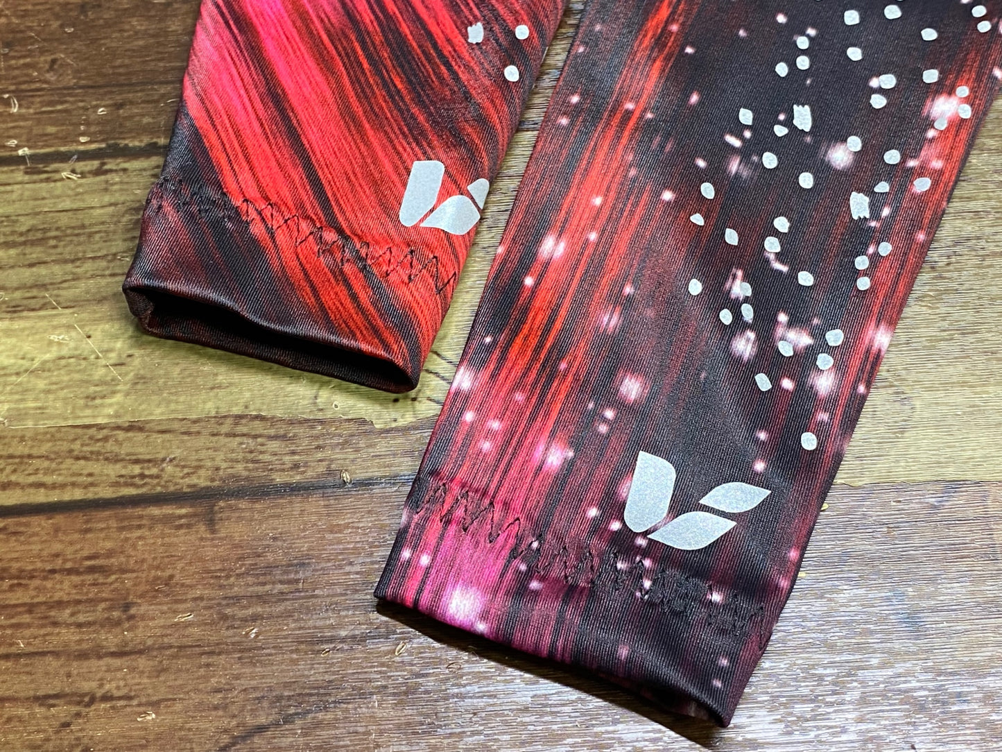 IV891 ジャイアント GIANT Liv ZORYA アームカバー 黒赤 S