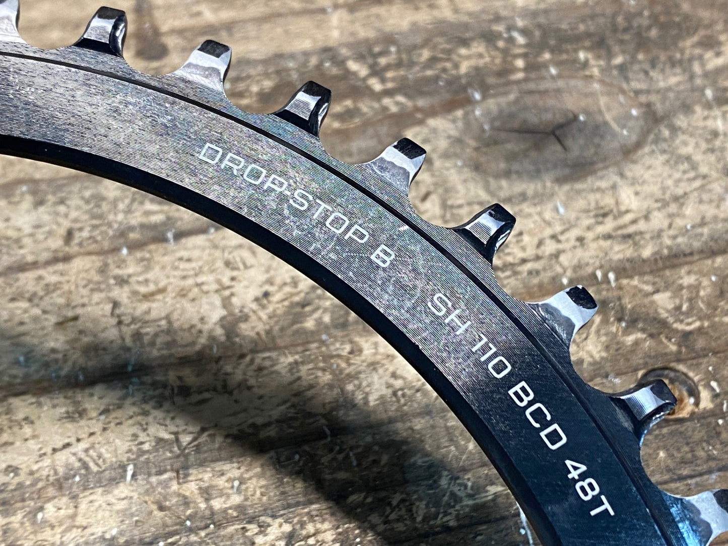 IX725 ウルフトゥース WOLF TOOTH チェーンリング 黒 48T BCD110 厚歯