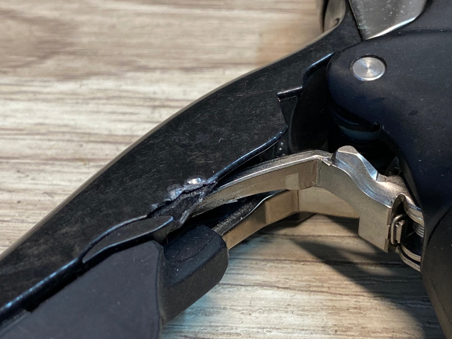 IQ381 シマノ SHIMANO アルテグラ ULTEGRA ST-6700 STIレバー 左のみ ※レバー側面クラックのためジャンク