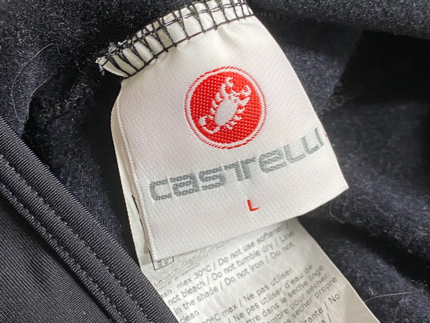 IZ057 カステリ CASTELLI ビブタイツ 黒 L 裏起毛