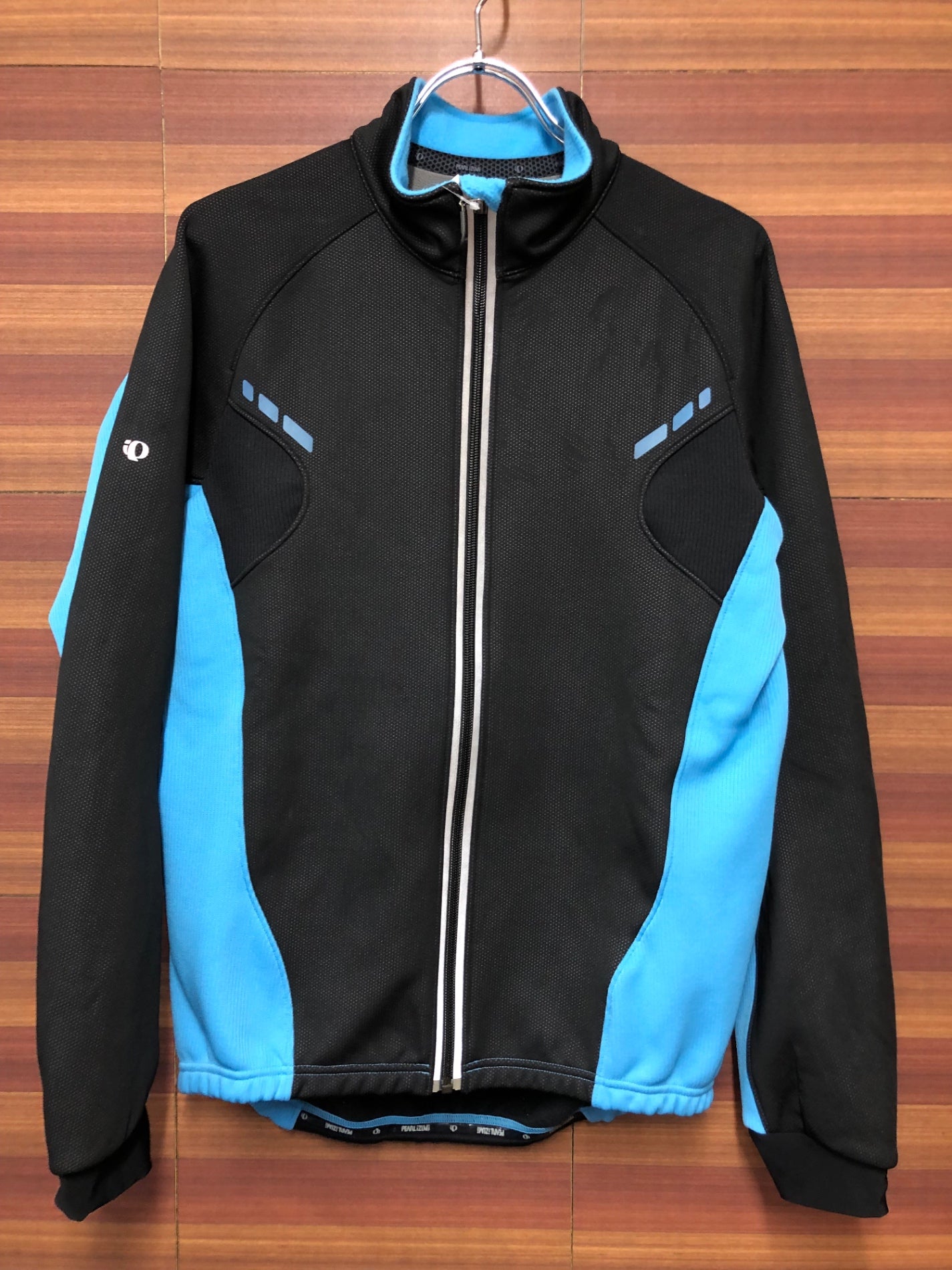IM230 パールイズミ PEARL iZUMi 長袖 サイクルジャケット 黒 水色 L 裏起毛