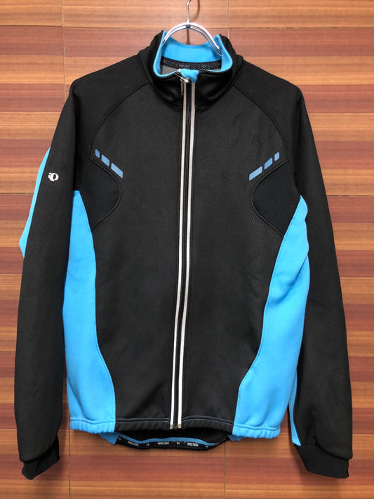 IM230 パールイズミ PEARL iZUMi 長袖 サイクルジャケット 黒 水色 L 裏起毛