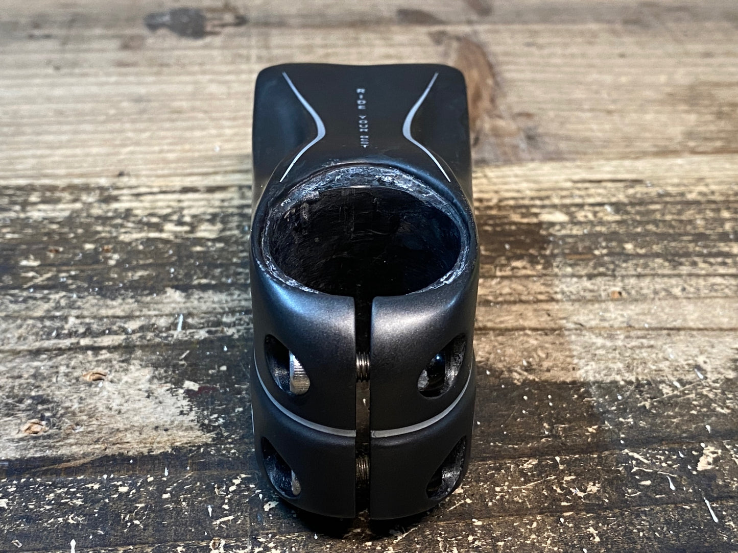 IY303 ITM X-ONE ステム カーボン 90mm Φ31.8 1-1/4 ※コラム側内ガリ傷